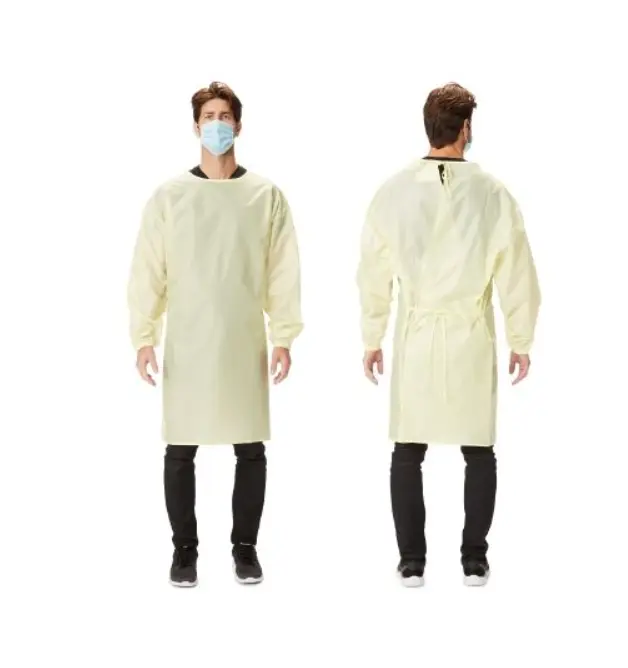 Cotton HanesGown Yellow